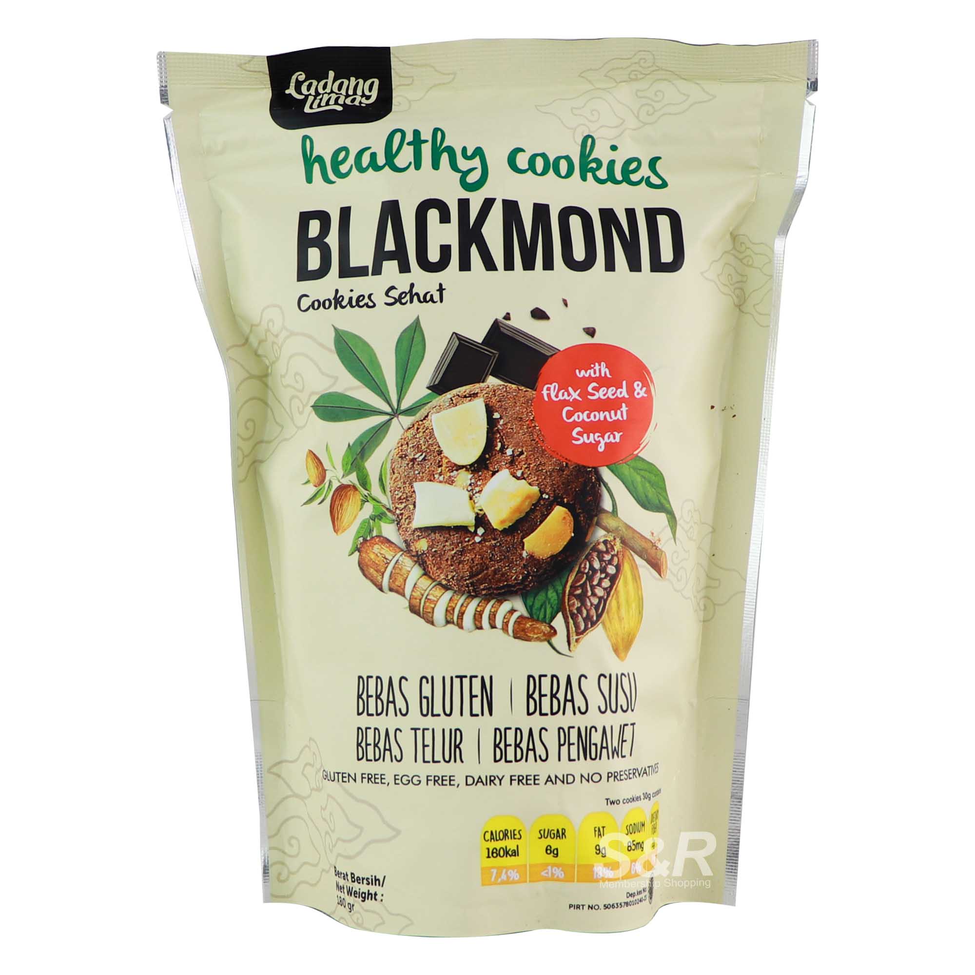 Ladang Lima Blackmond Healthy Cookies 180g